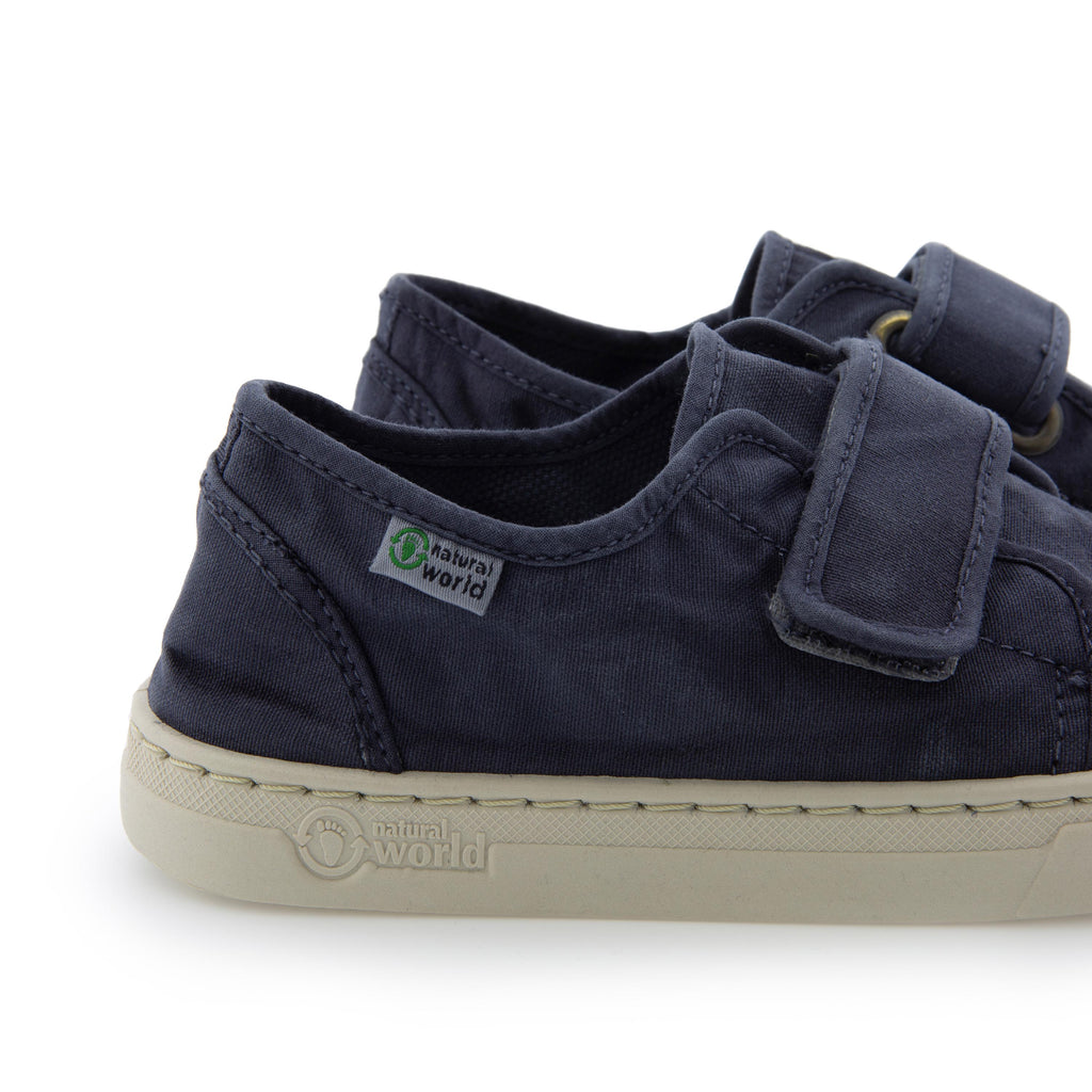 Zapatilla azul lavado con velcro LONA6474 Natural World - LONA6474-130-5.jpg