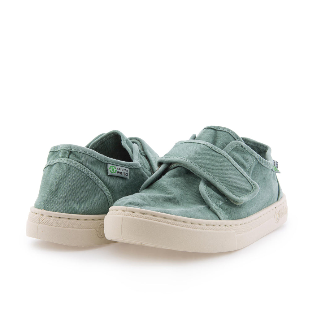 Zapatilla albahaca con velcro LONA6474 Natural World - LONA6474-440-2.jpg