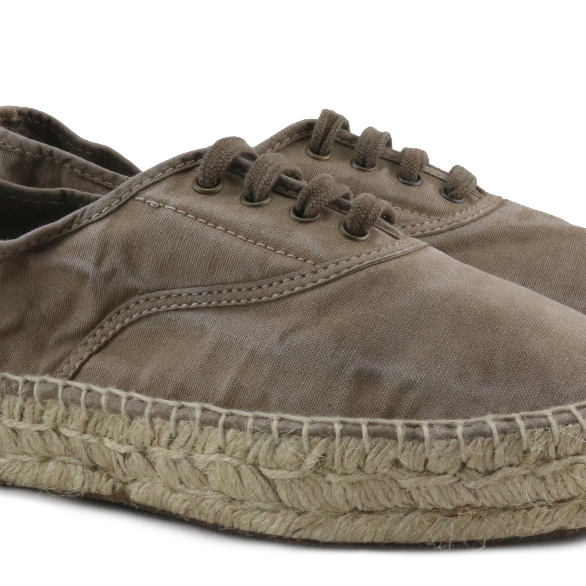 Plataforma cerrada beige de cordón LONA687 Natural World - LONA687-129-5.jpg