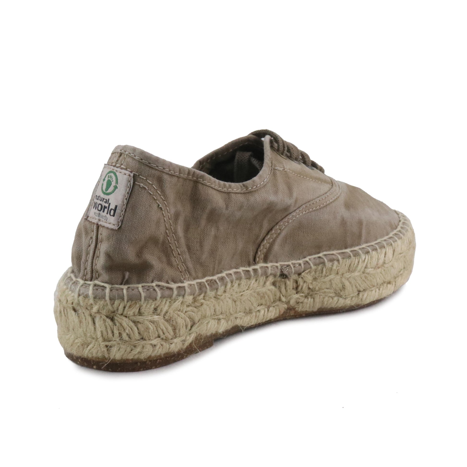 Plataforma cerrada beige de cordón LONA687 Natural World - LONA687-129-3.jpg