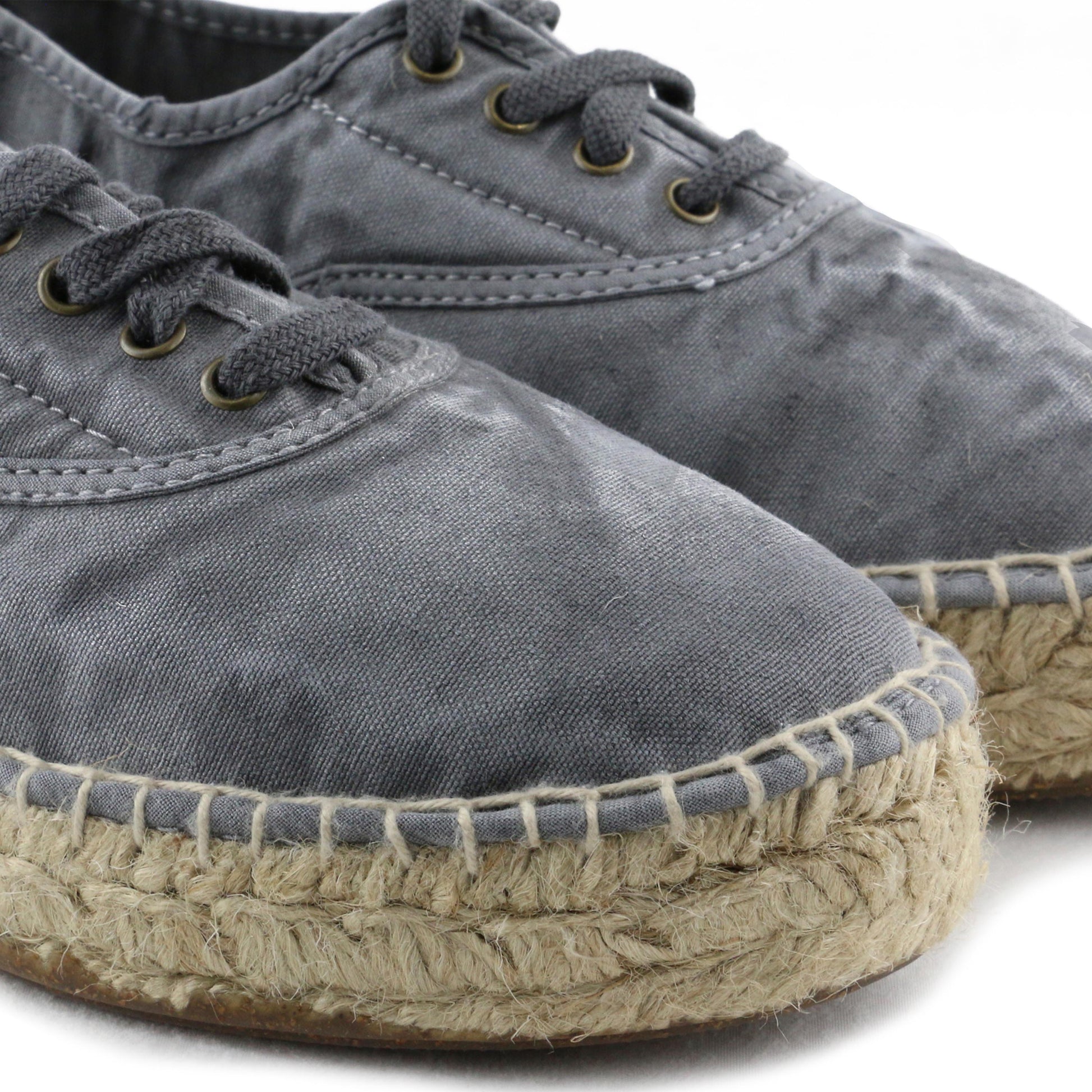 Plataforma cerrada gris de cordón LONA687 Natural World - LONA687-131-5.jpg