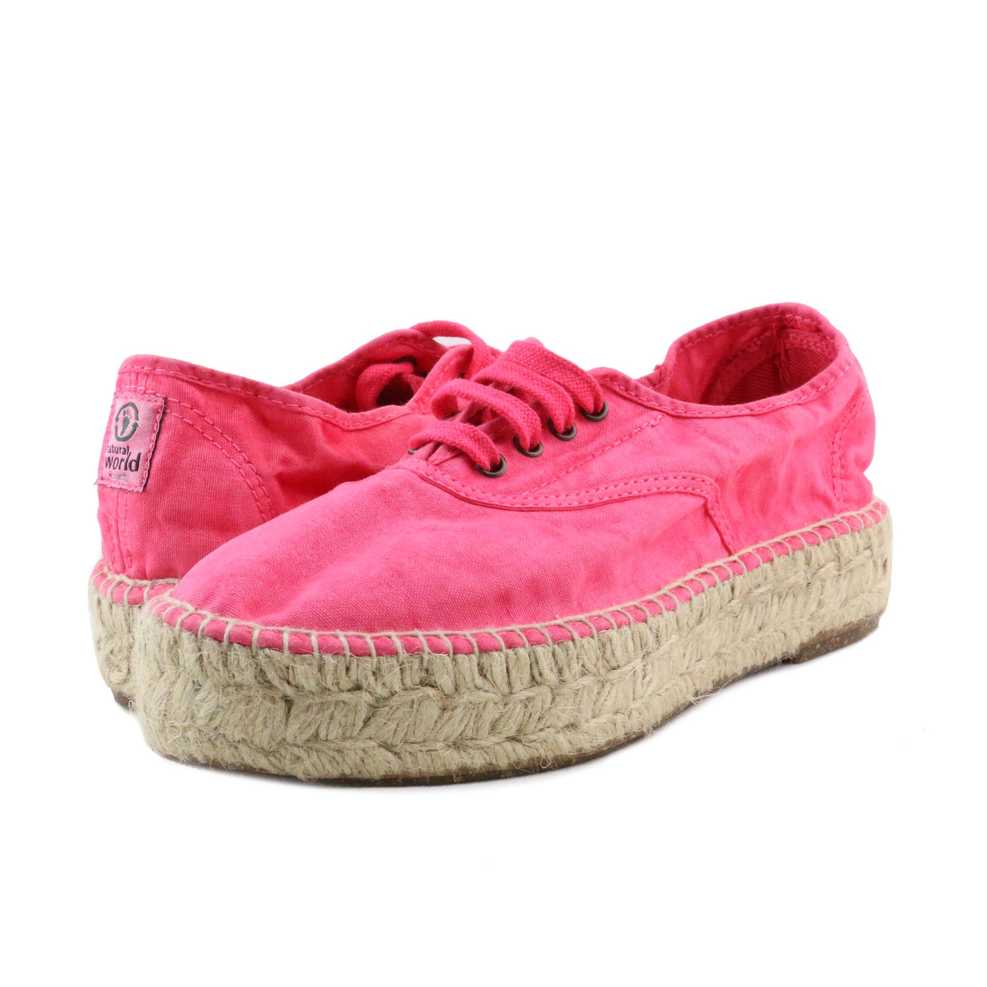 Plataforma cerrada fucsia de cordón LONA687 Natural World - LONA687-142-2.jpg