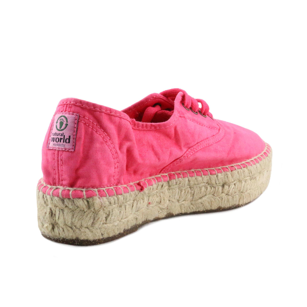 Plataforma cerrada fucsia de cordón LONA687 Natural World - LONA687-142-3.jpg