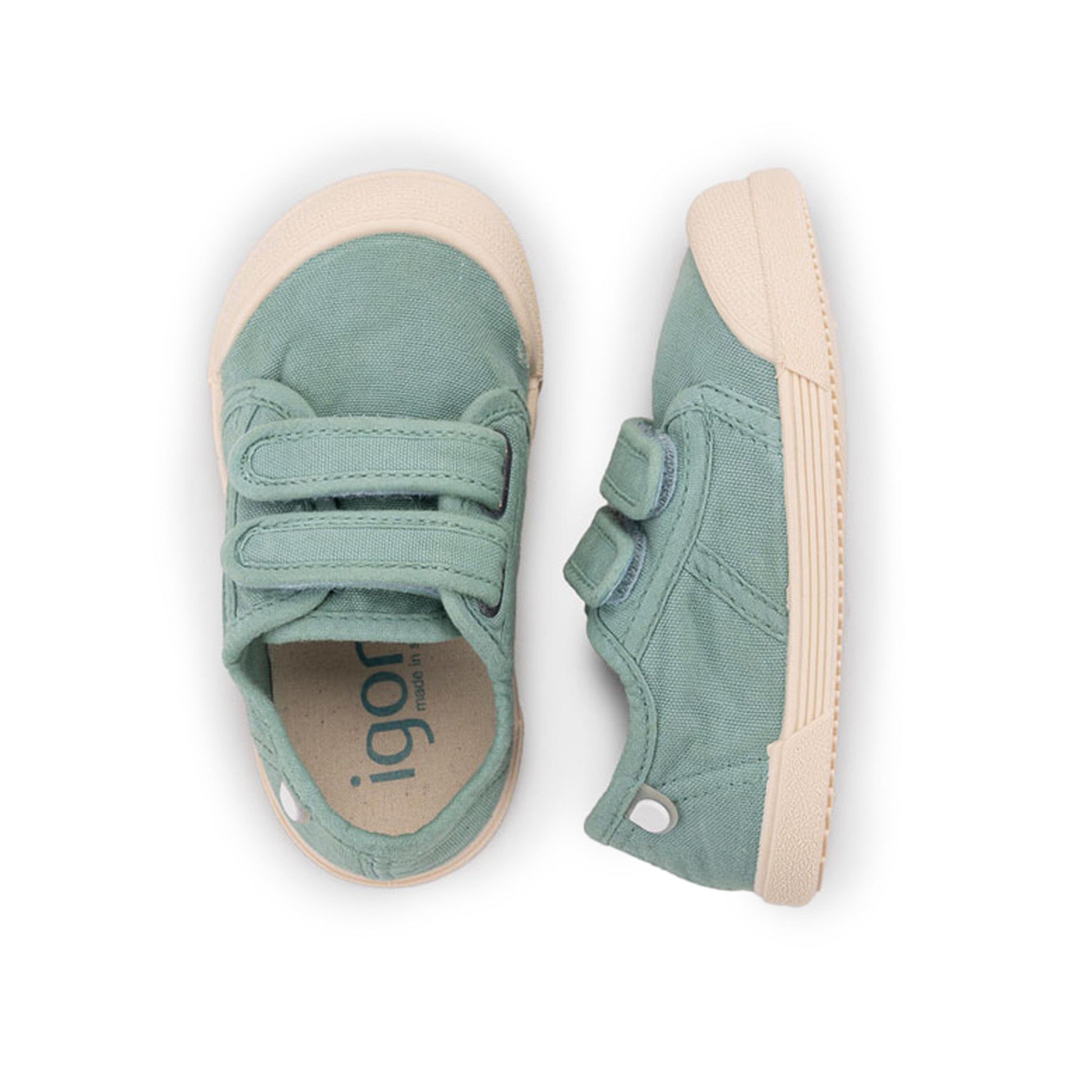 Zapatilla barefoot verde agua LONAV Igor