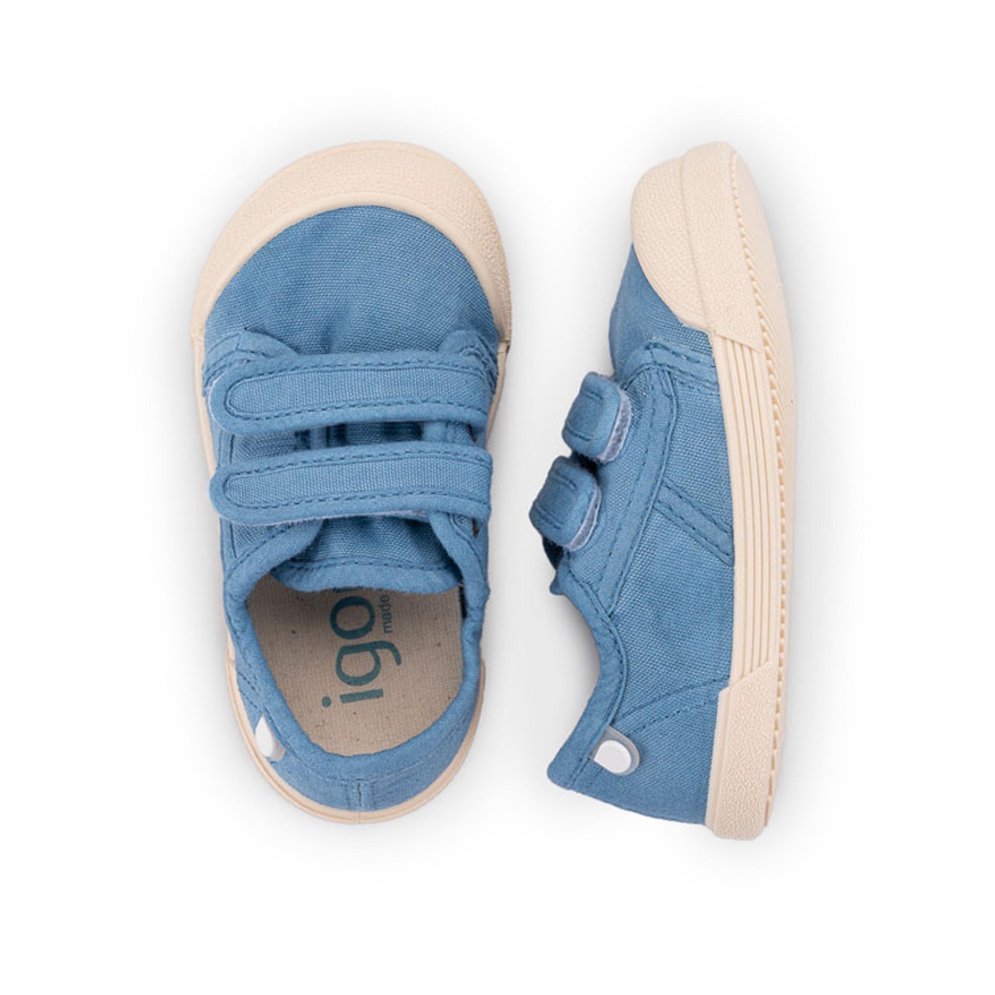 Zapatilla barefoot azul jeans LONAV Igor