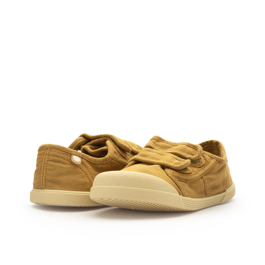 Zapatilla barefoot mostaza con velcro LONAV de Igor - LONAV-251-2.jpg