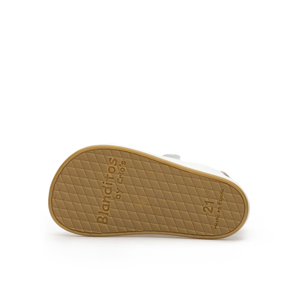 Deportiva barefoot blanco/rosa con velcro LONDRES Blanditos - LONDRES-457-4.jpg