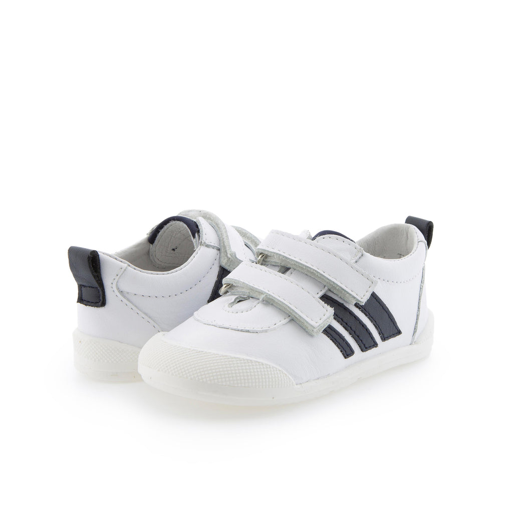 Deportiva barefoot blanco/azul con velcro LUNA Blanditos - LUNA-306-2.jpg