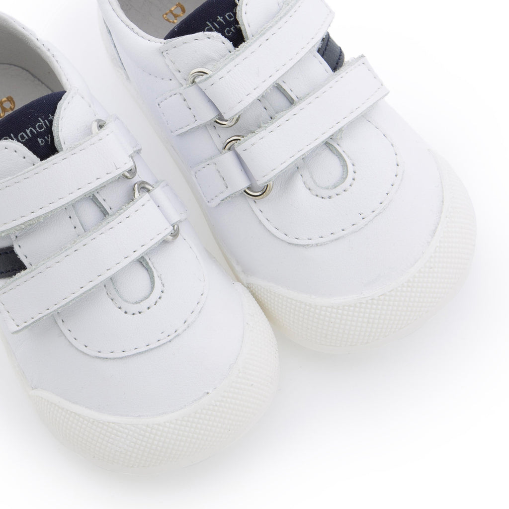 Deportiva barefoot blanco/azul con velcro LUNA Blanditos - LUNA-306-6.jpg