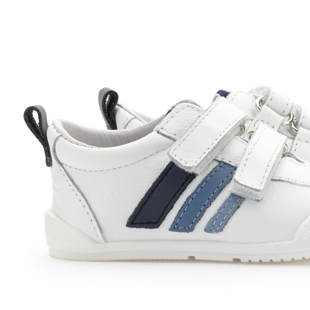 Deportiva barefoot blanco/jeans con velcro LUNA Blanditos - LUNA-558-5.jpg