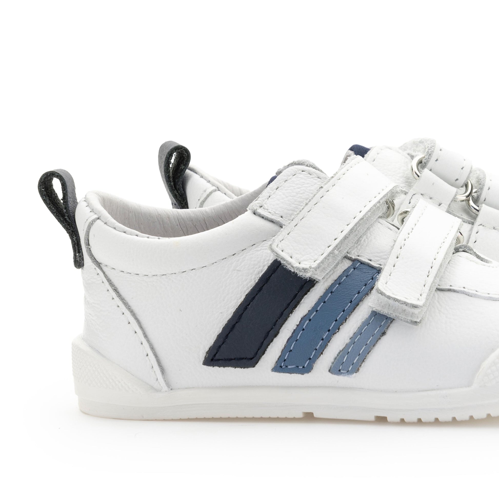 Deportiva barefoot blanco/jeans con velcro LUNA Blanditos - LUNA-558-5.jpg