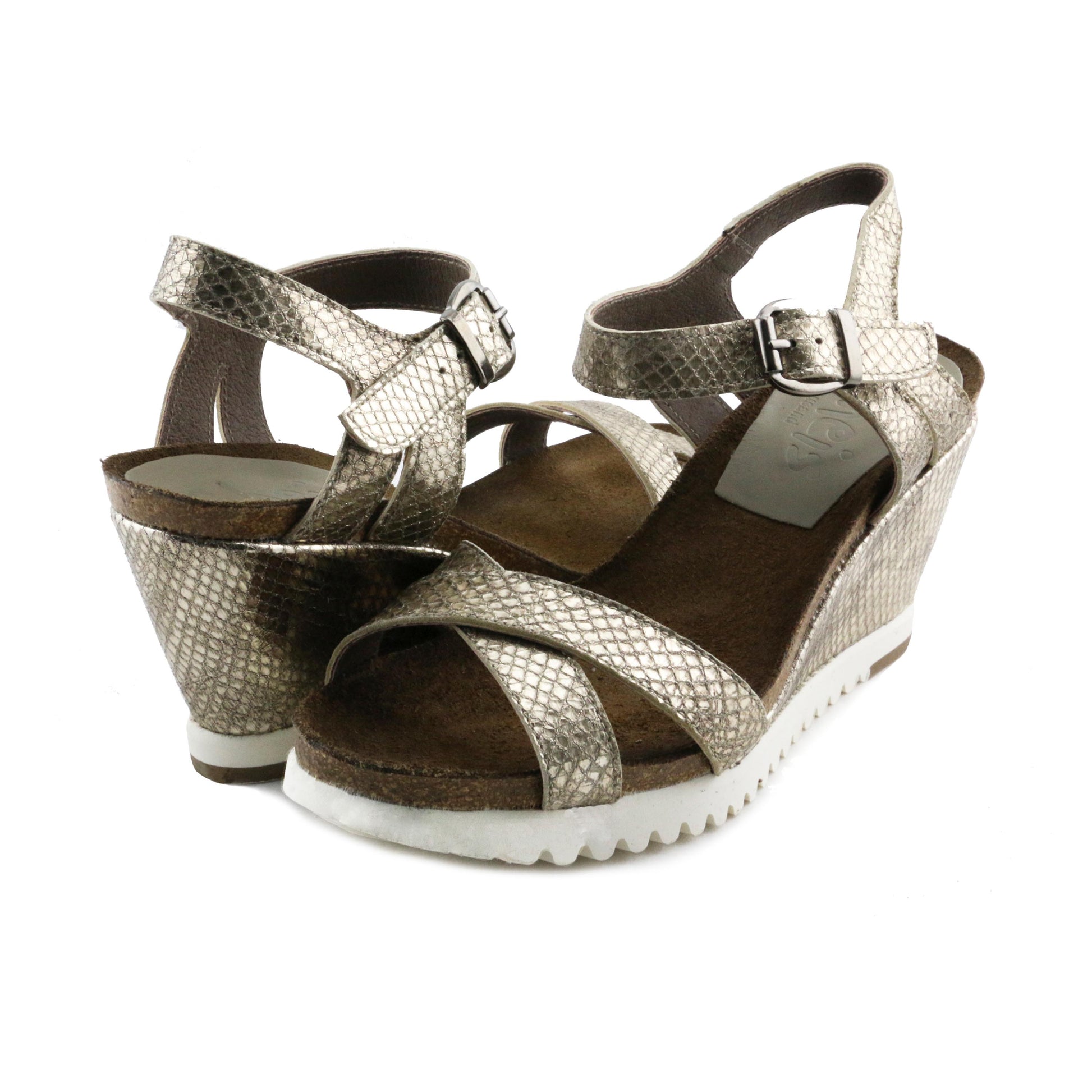 Sandalia de cuña champán con hebilla M1301 Pepa&Cris - M1301-110-2.jpg