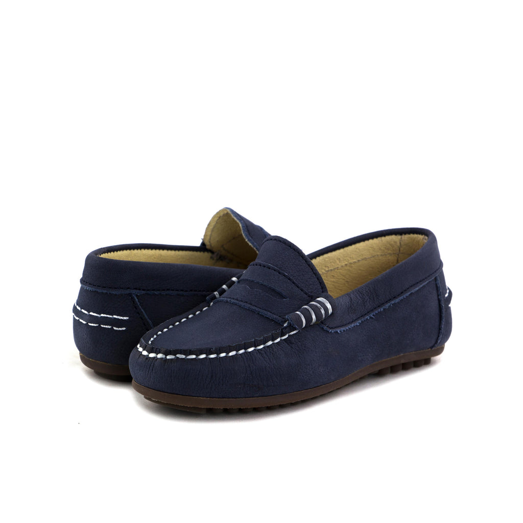 Mocasín bombé azul con antifaz de verano MED de Jeromín - MED-140-2.jpg
