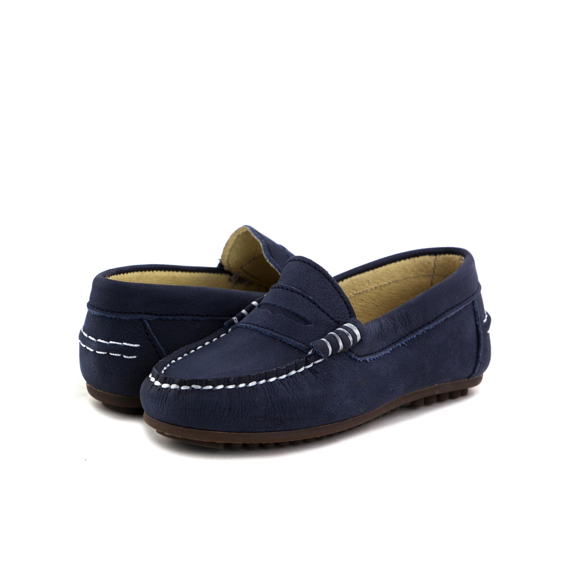 Mocasín bombé azul con antifaz de verano MED de Jeromín - MED-140-2.jpg