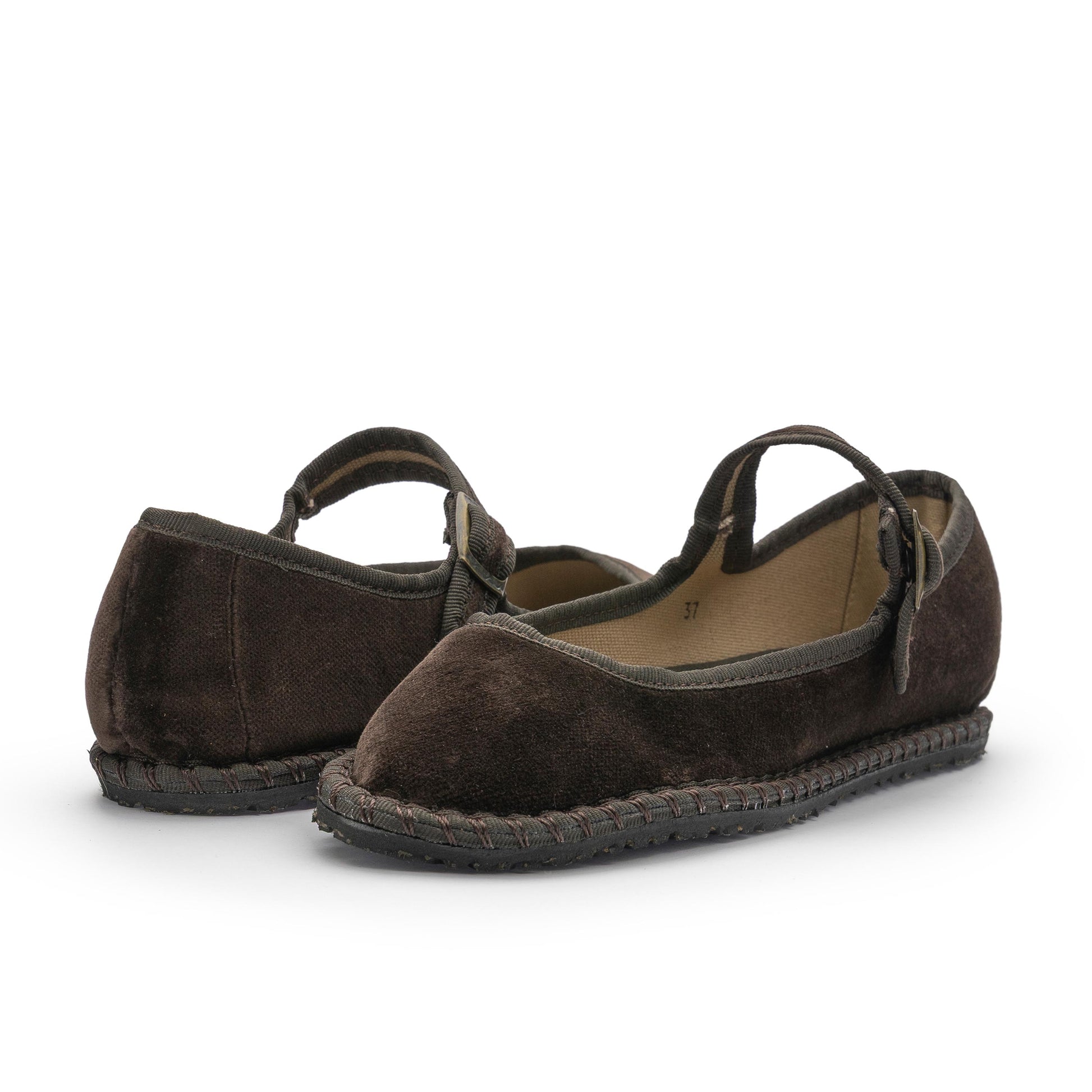 Mercedita veneciana marrón con hebilla MERTOP Pepa & Cris