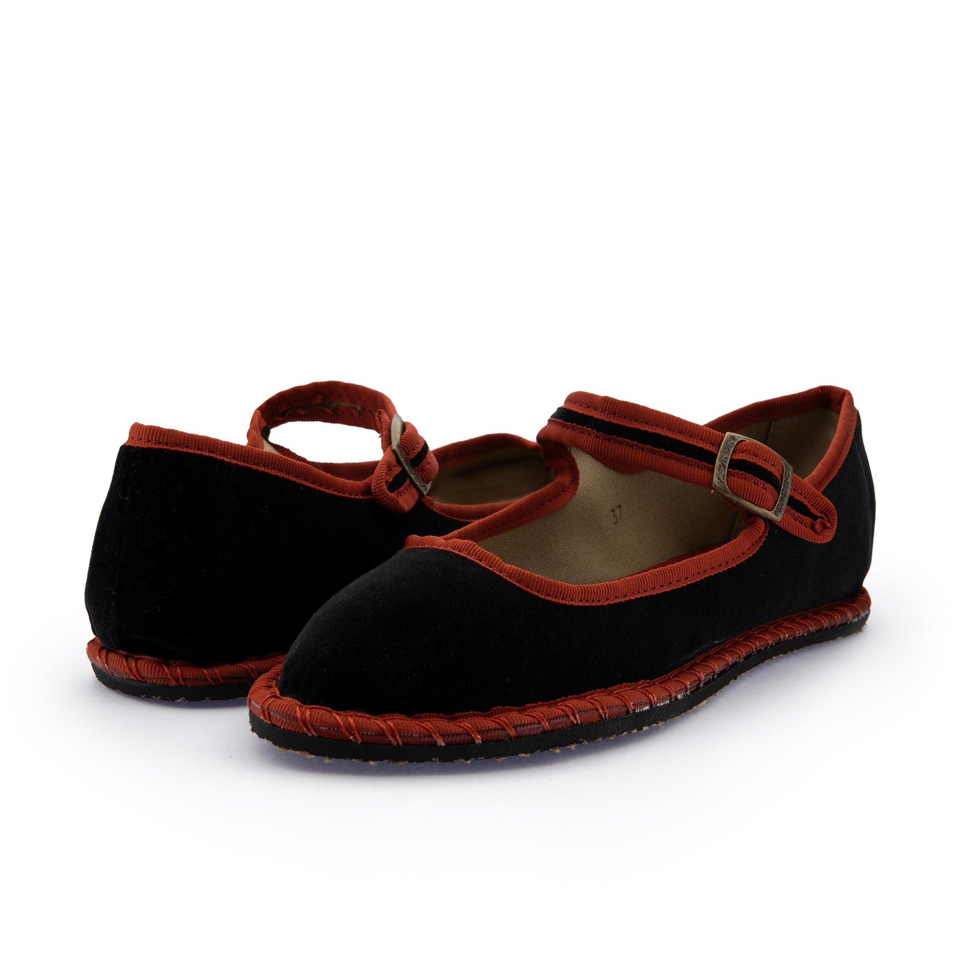 Mercedita veneciana negro/teja de hebilla MERTOP Pepa&Cris - MERTOP-462-2.jpg