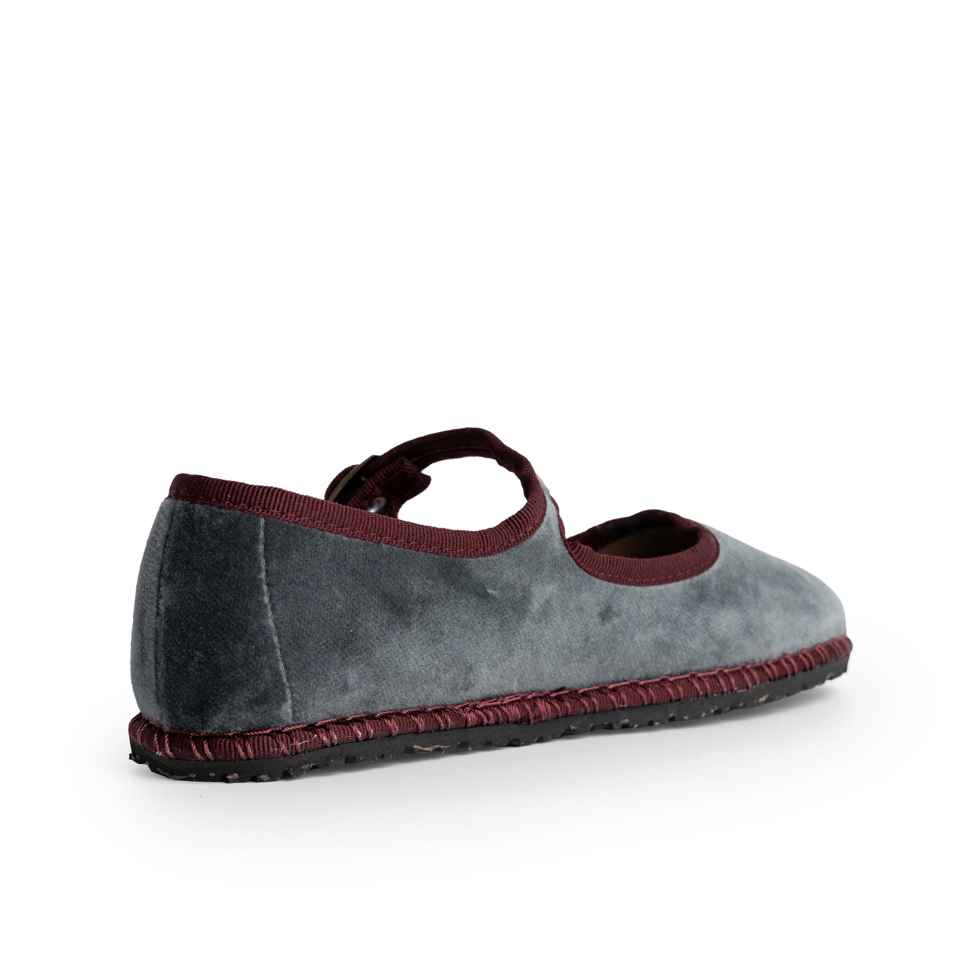 Mercedita veneciana gris/burdeos MERTOP90 Pepa & Cris