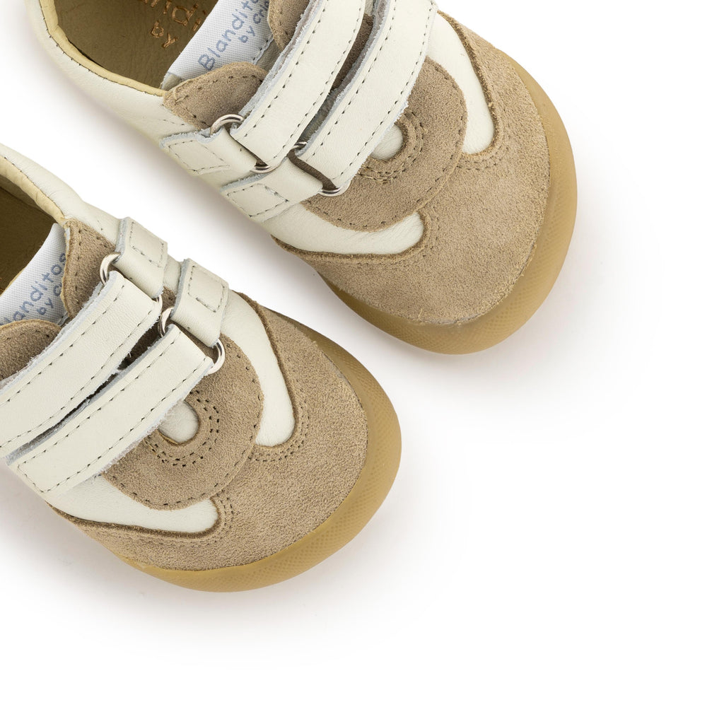 Deportiva barefoot beige/azul con velcro MILAN Blanditos - MILAN-472-6.jpg