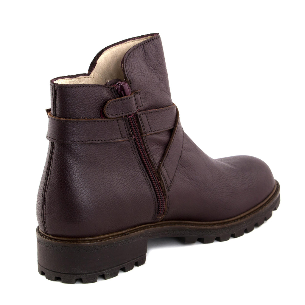 Botín burdeos con cremallera MIMOS de Unisa - MIMOS-13-3.jpg