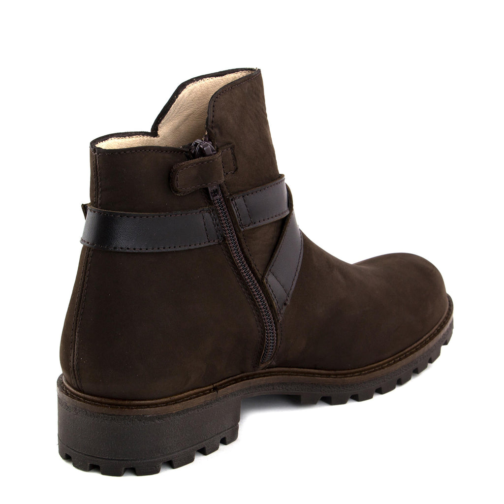 Botín nobuk marrón con cremallera MIMOS de Unisa - MIMOS-36-3.jpg