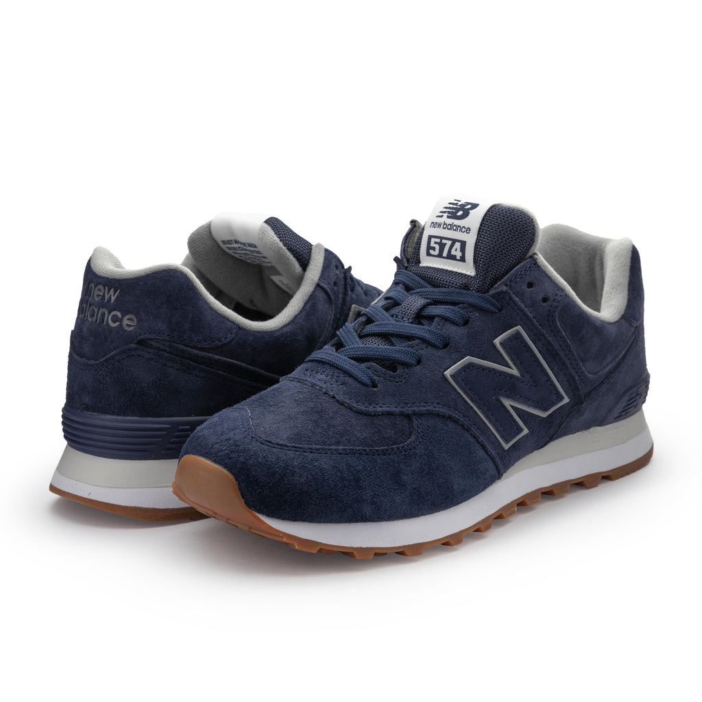 Deportiva ante azul con cordón ML574EPA New Balance