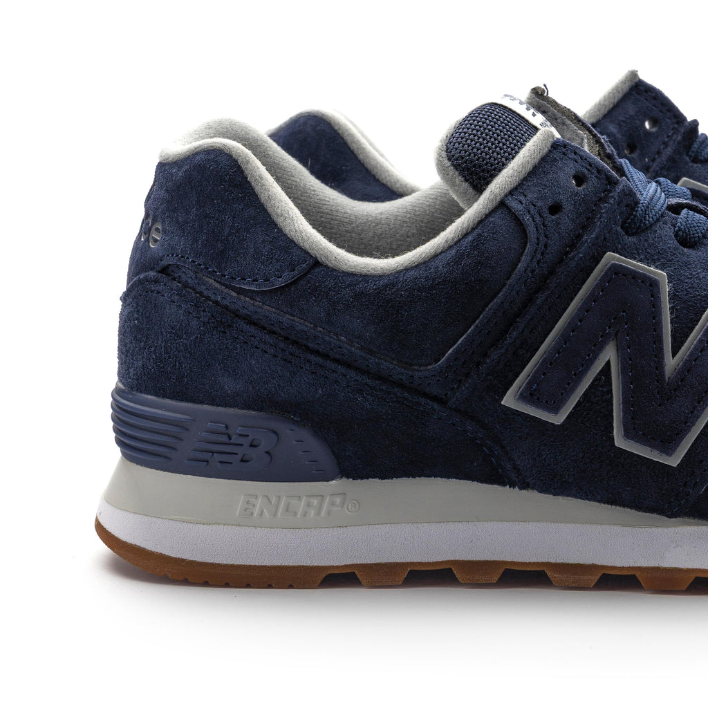 Deportiva ante azul con cordón ML574EPA New Balance