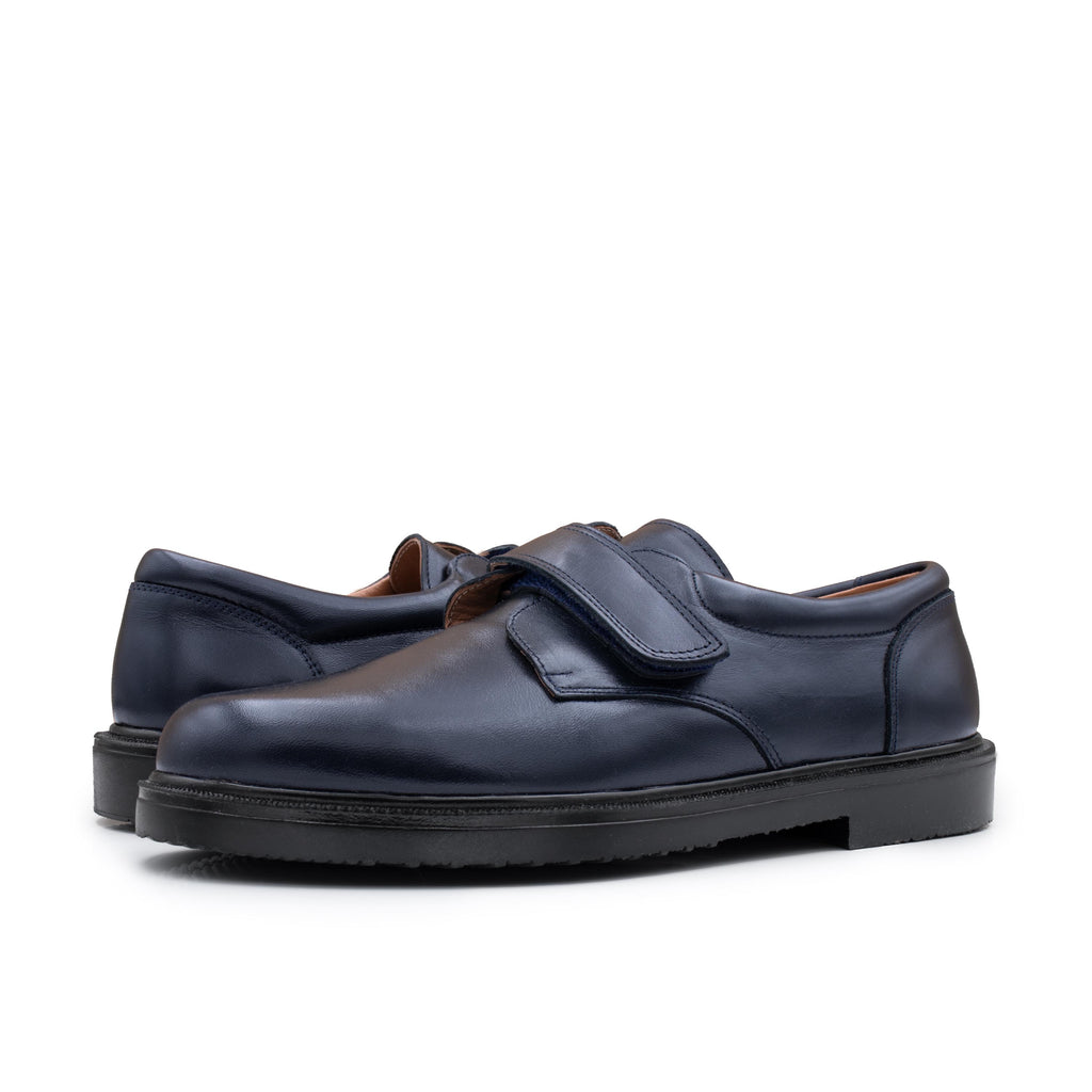 Blucher azul para el colegio con velcro N610 de Jeromín - N610-7-2.jpg