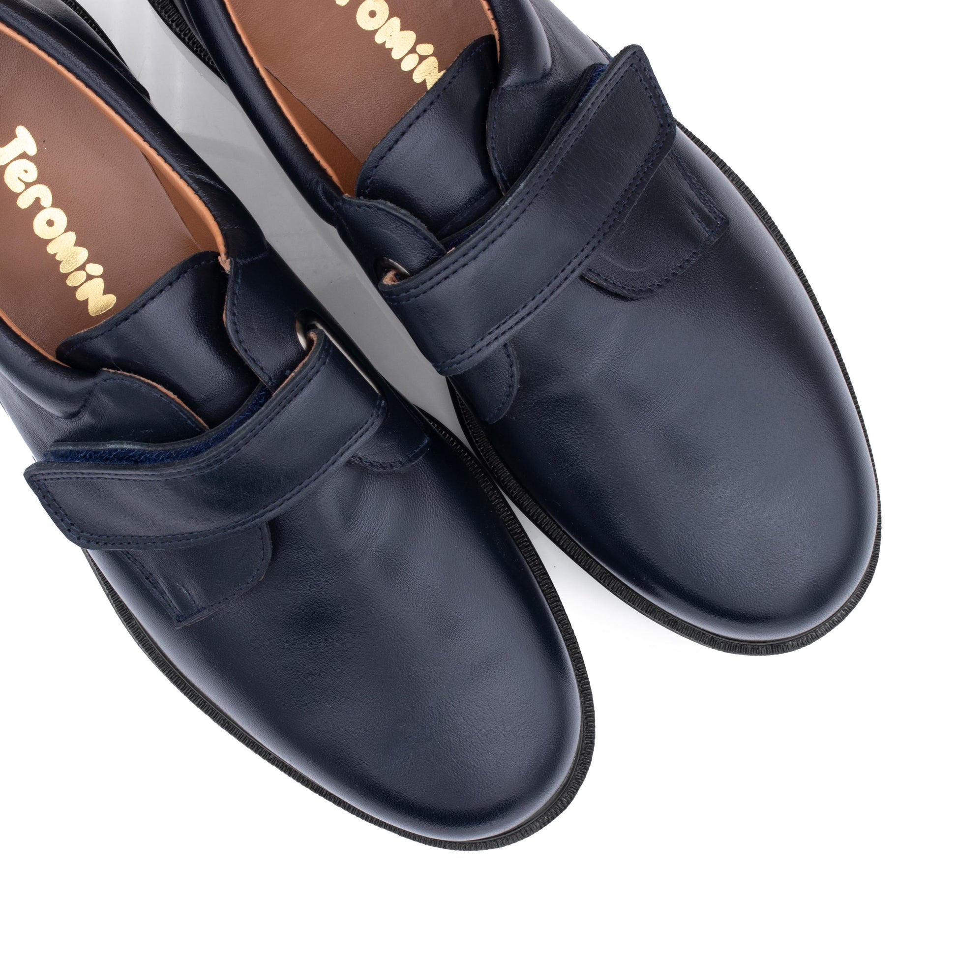 Blucher azul para el colegio con velcro N610 de Jeromín - N610-7-6.jpg