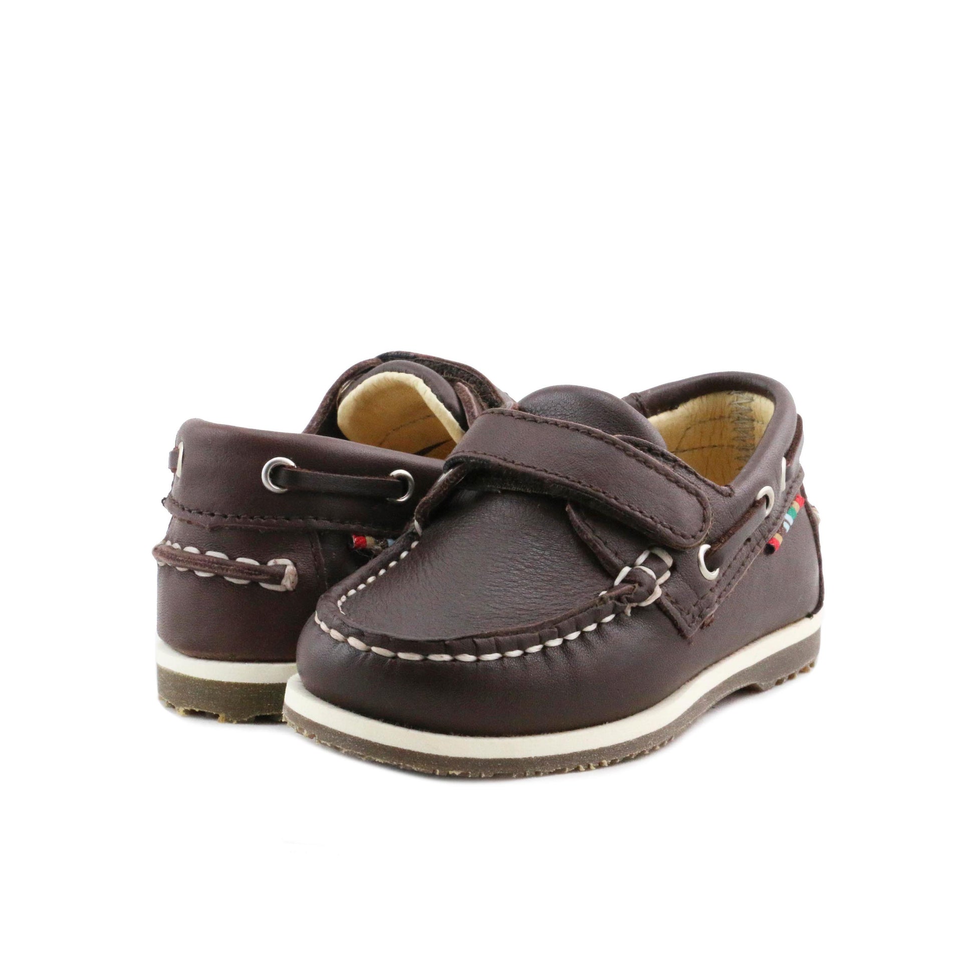 Náutico marrón oscuro de verano con velcro NAUTIVEL Jeromín - NAUTIVEL-62-2.jpg