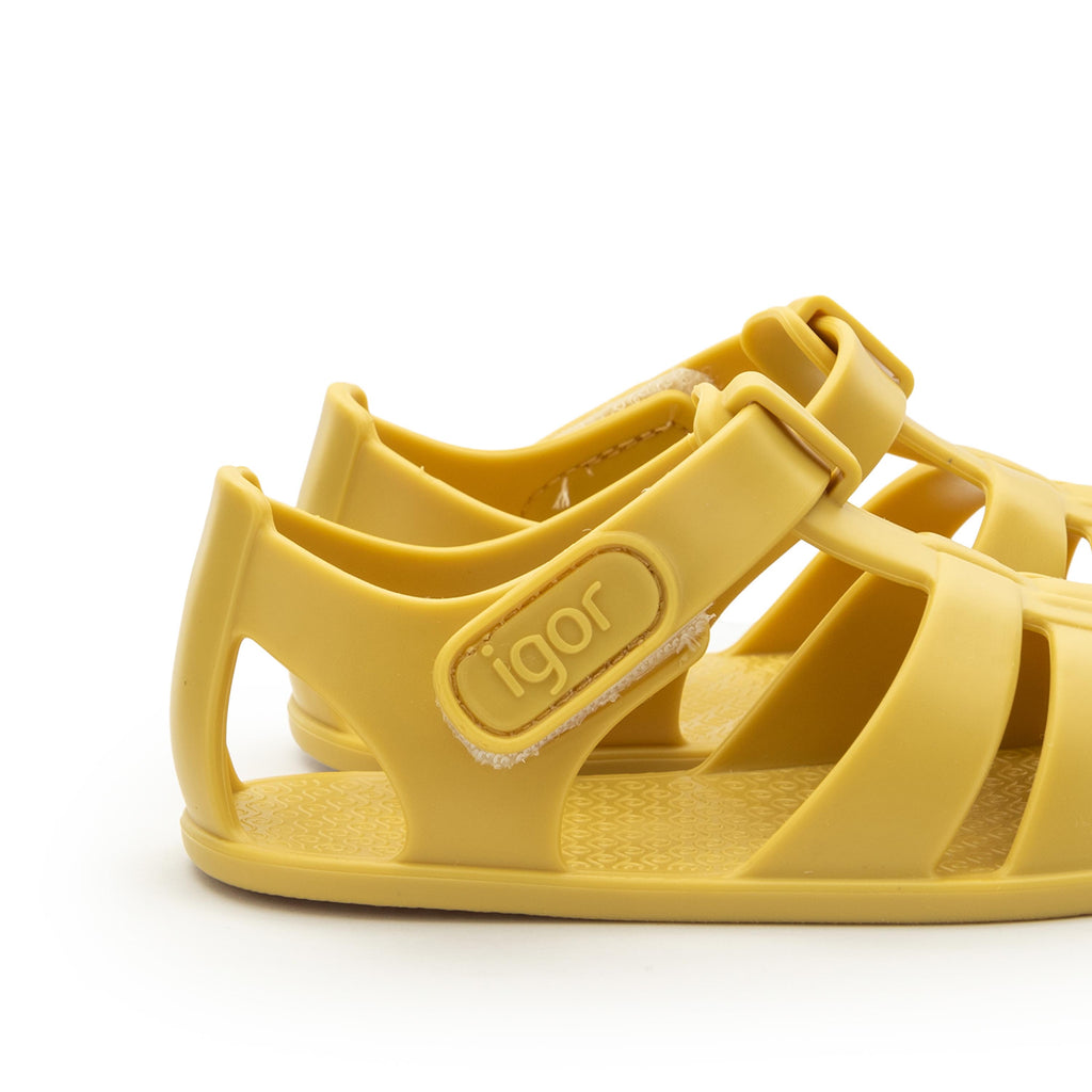 Cangrejera barefoot mostaza con velcro NEMO de Igor - NEMO-251-5.jpg