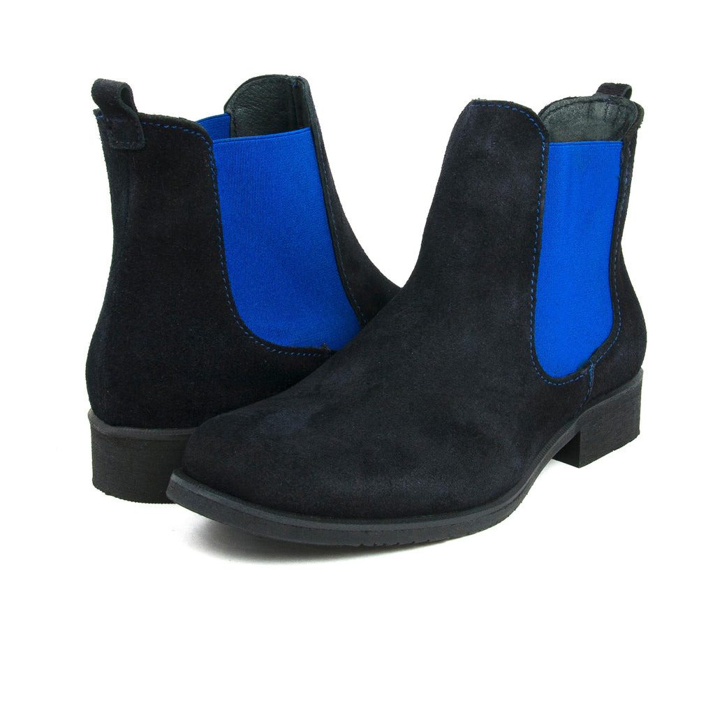 Botín serraje azul con elástico NEO-27 de Jeromín - NEO-27-AZULON-2.jpg