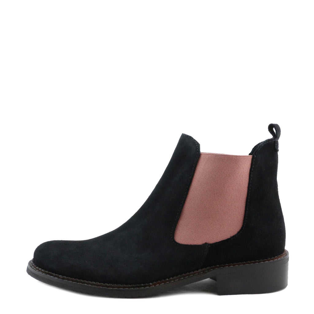 Botín serraje negro con elástico NEOLI de Jeromín - NEOLI-31ROSA-1.jpg