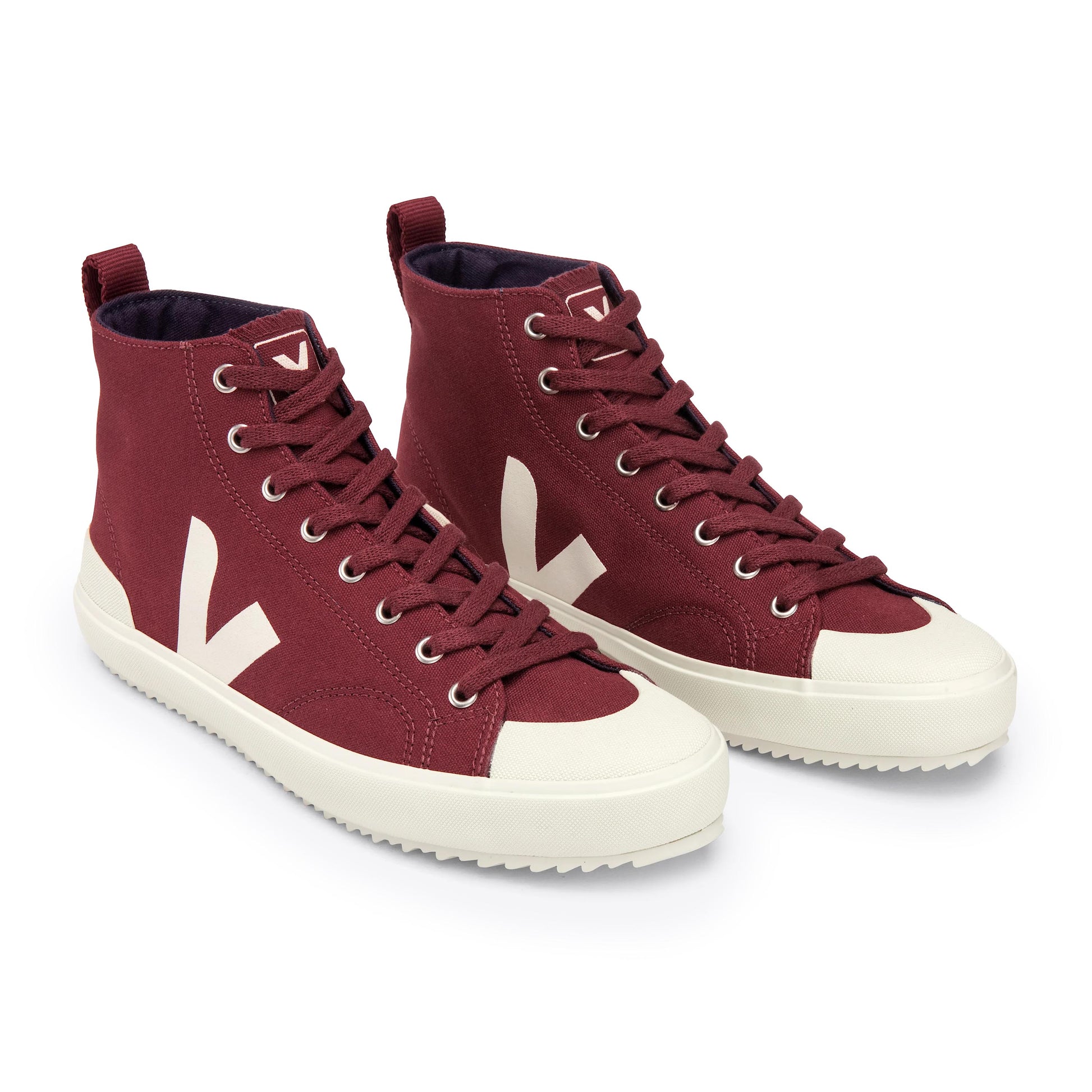 Bota casual burdeos con cordón NOVAHT de Veja - NOVAHT-13-3.jpg