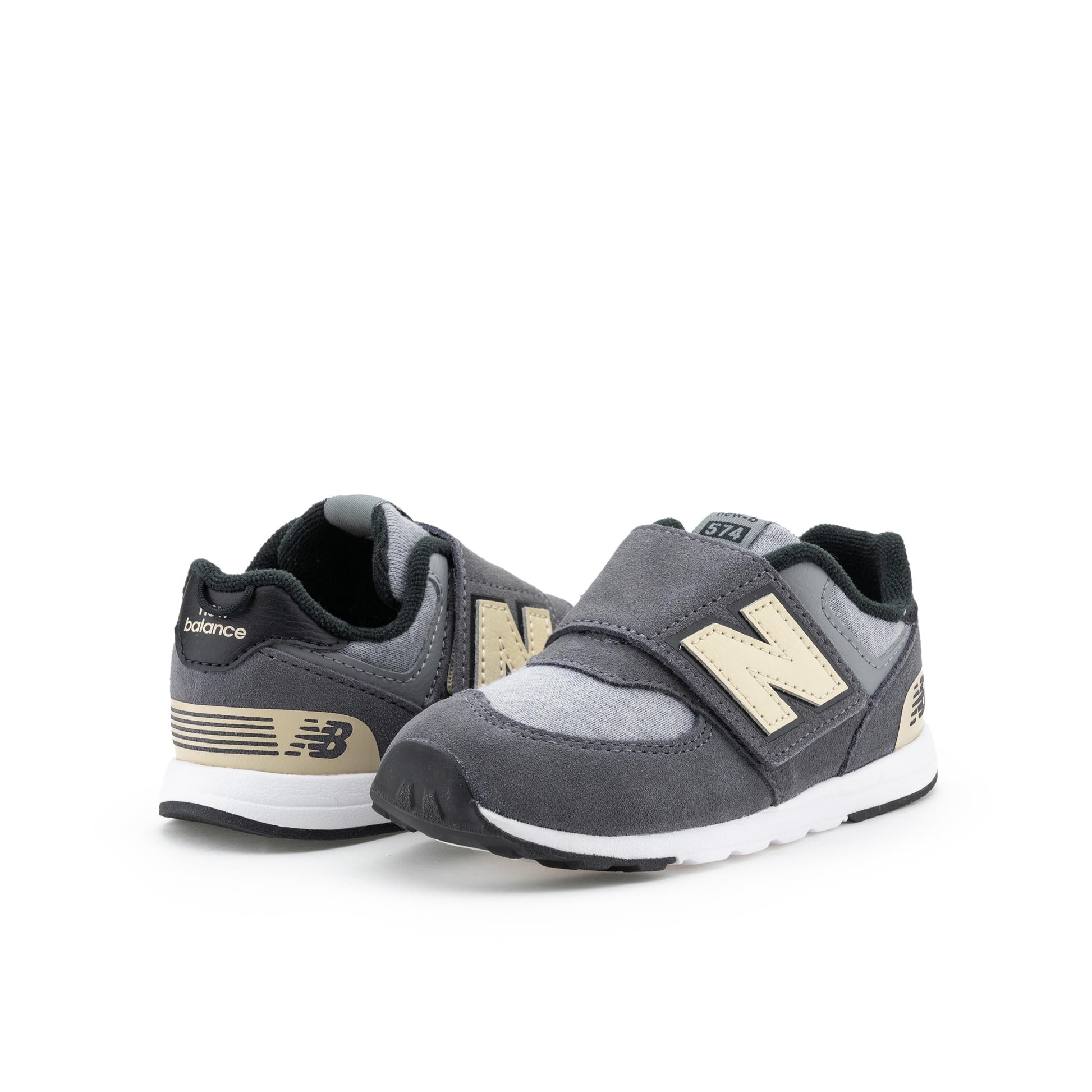 Deportiva gris/beige con velcro NW574LGG de New Balance - NW574LGG-261-2.jpg
