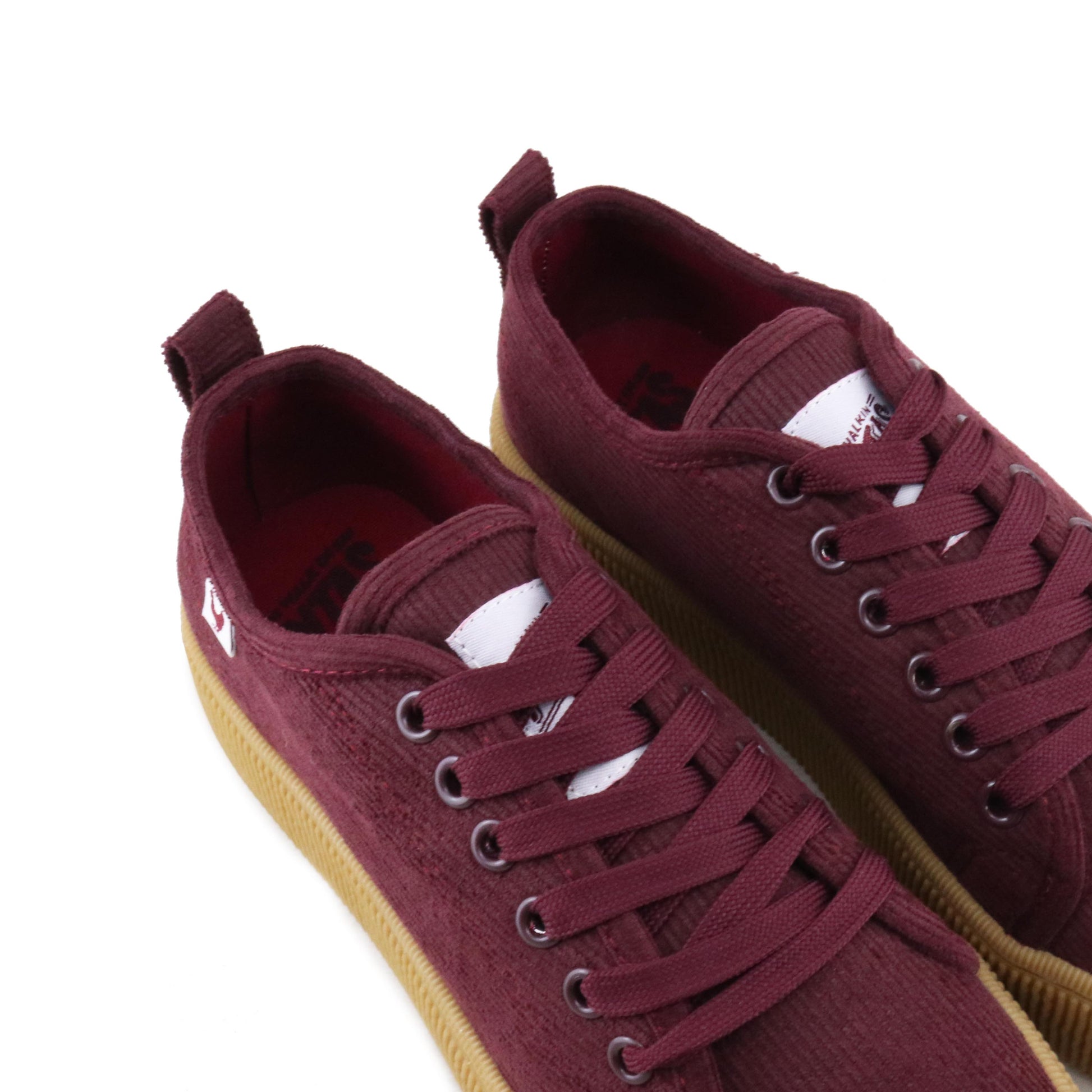Zapatilla burdeos con cordón PAM Walk in Pitas - PAM-13-6.jpg