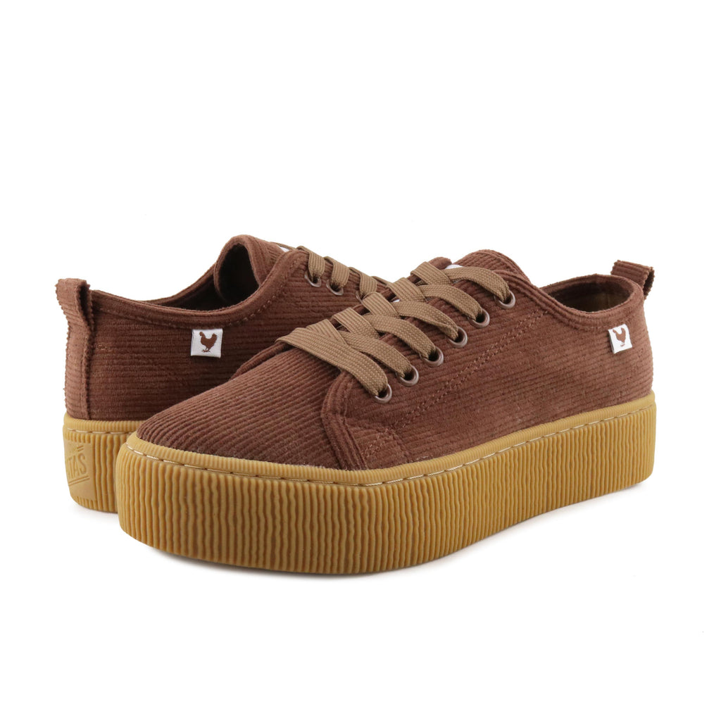 Zapatilla camel con cordón PAM de Walk in Pitas - PAM-67-2.jpg