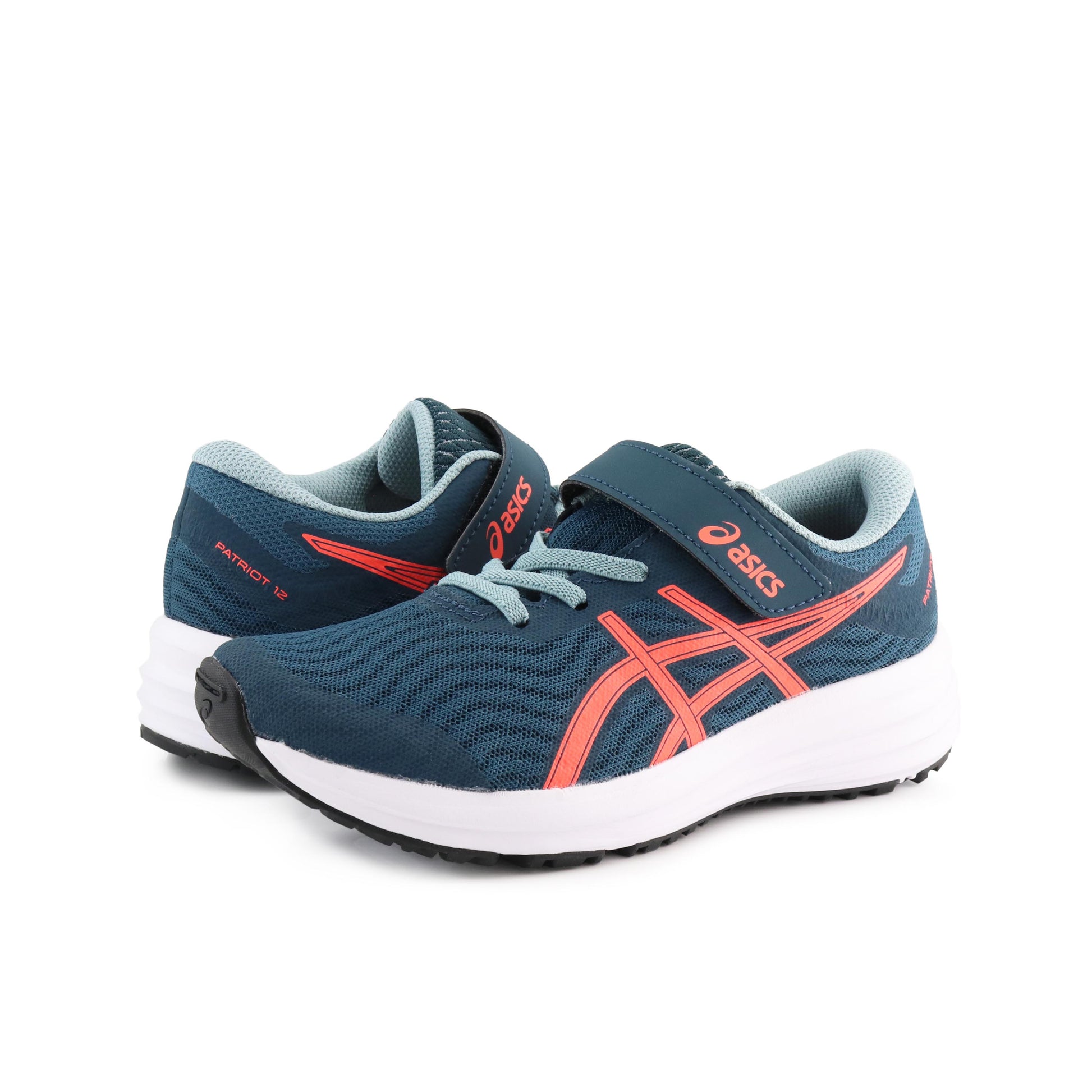 Deportiva azul/coral de cordón y velcro PATRIOT12PSVEL Asics - PATRIOT12PSVEL-437-2.jpg