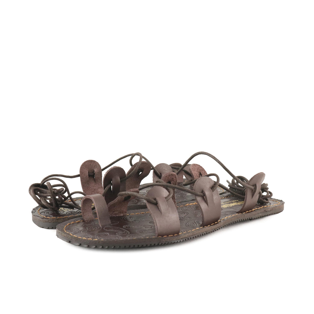 Sandalia plana marrón con cintas PEPA de Jeromín - PEPA-12-2.jpg