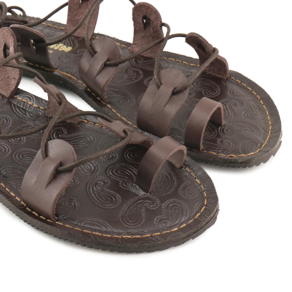 Sandalia plana marrón con cintas PEPA de Jeromín - PEPA-12-5.jpg