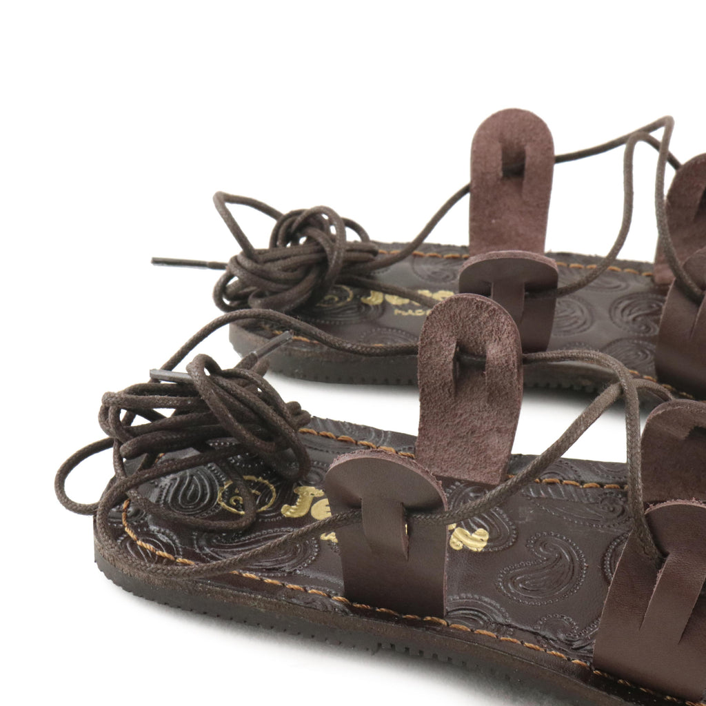 Sandalia plana marrón con cintas PEPA de Jeromín - PEPA-12-6.jpg