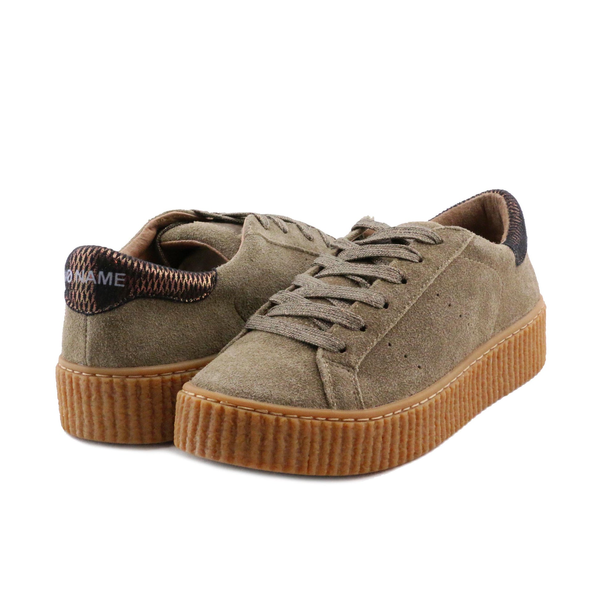 Zapatilla taupe con cordón PICADILLY de No name - PICADILLY-115-2.jpg