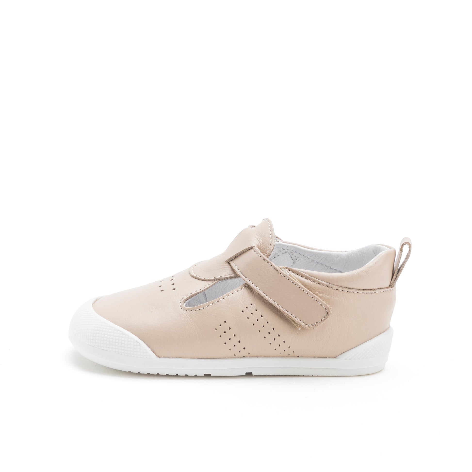 Pepito barefoot beige oscuro con velcro PP974 Blanditos - PP974-0-1.jpg