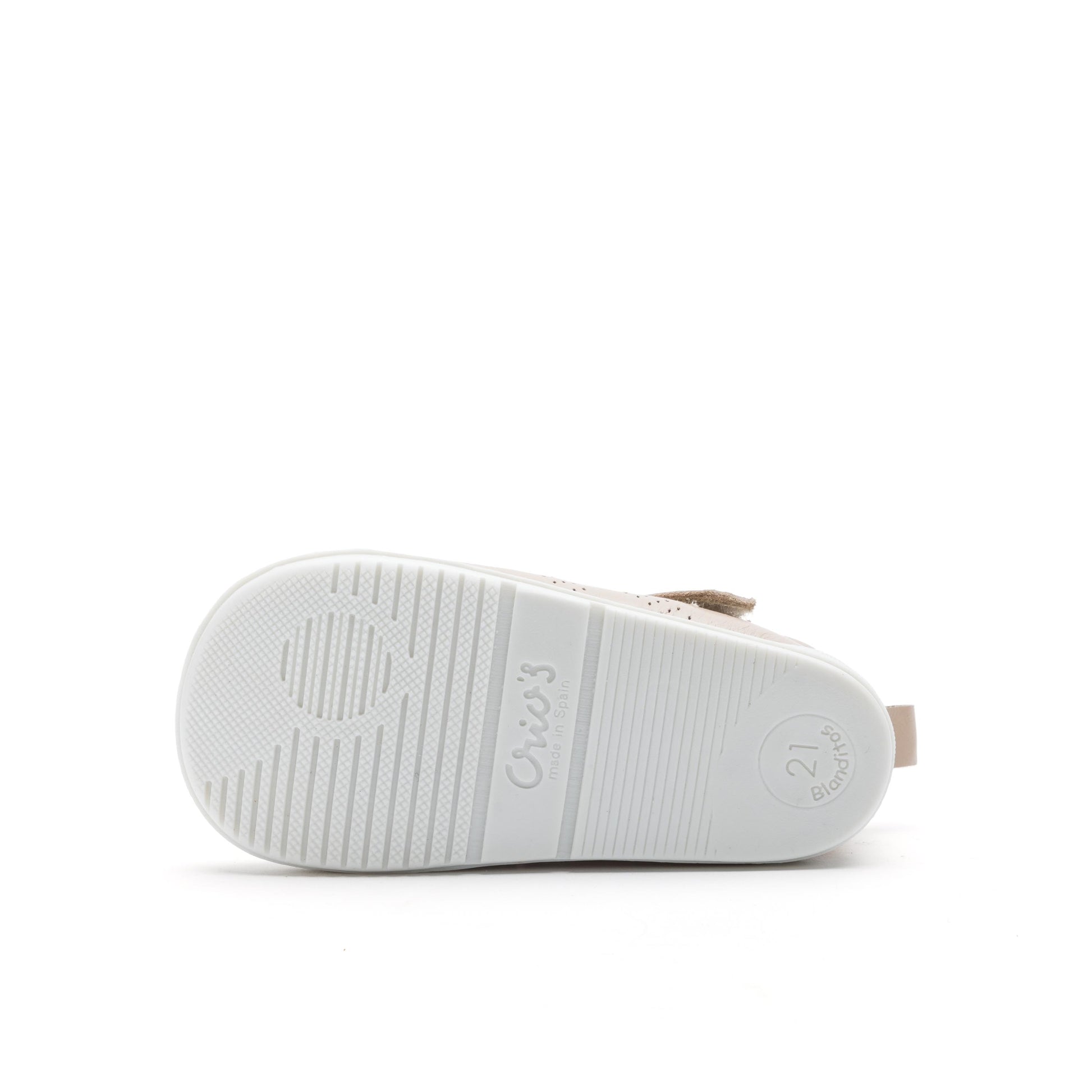 Pepito barefoot beige oscuro con velcro PP974 Blanditos - PP974-0-4.jpg