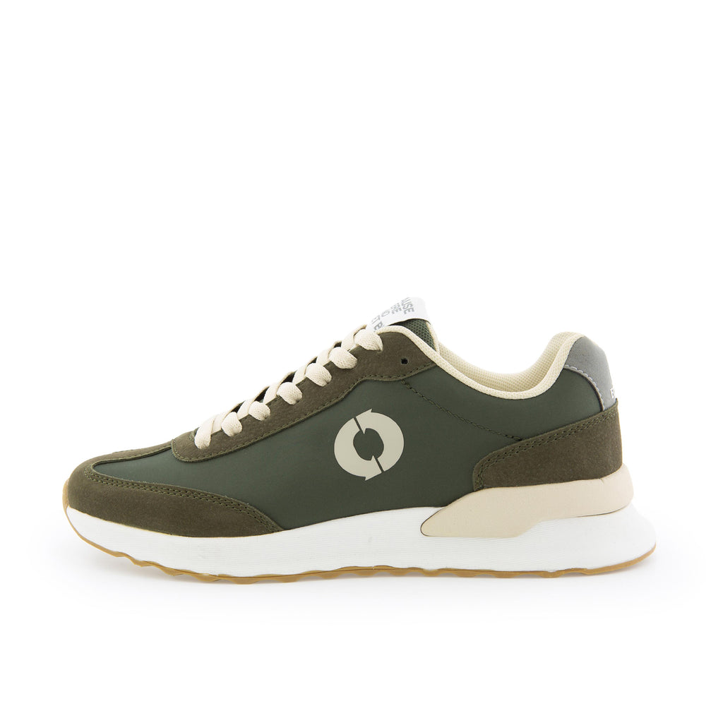 Deportiva verde/beige con cordón PRINCEALF de Ecoalf - PRINCEALF-523-1.jpg