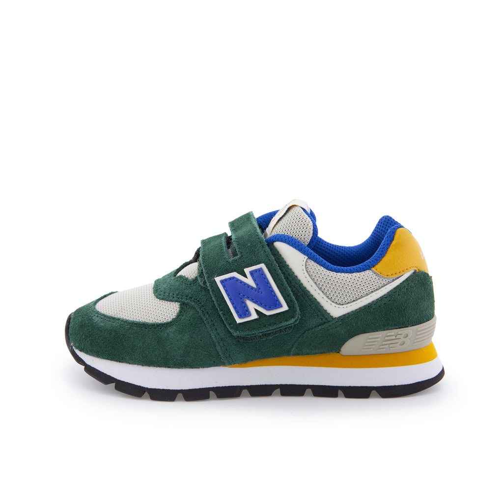 Deportiva ante verde con velcro PV574DG2 New Balance - PV574DG2-159-1.jpg