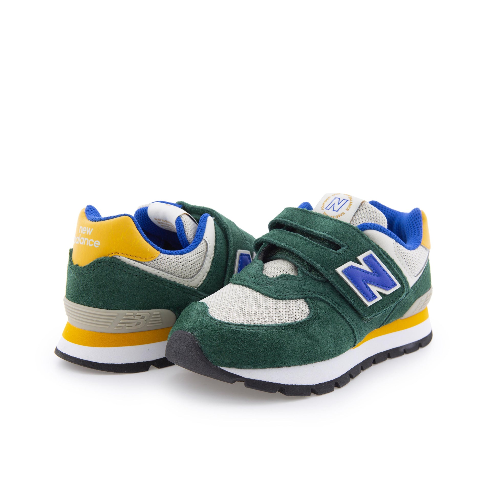 Deportiva ante verde con velcro PV574DG2 New Balance - PV574DG2-159-2.jpg