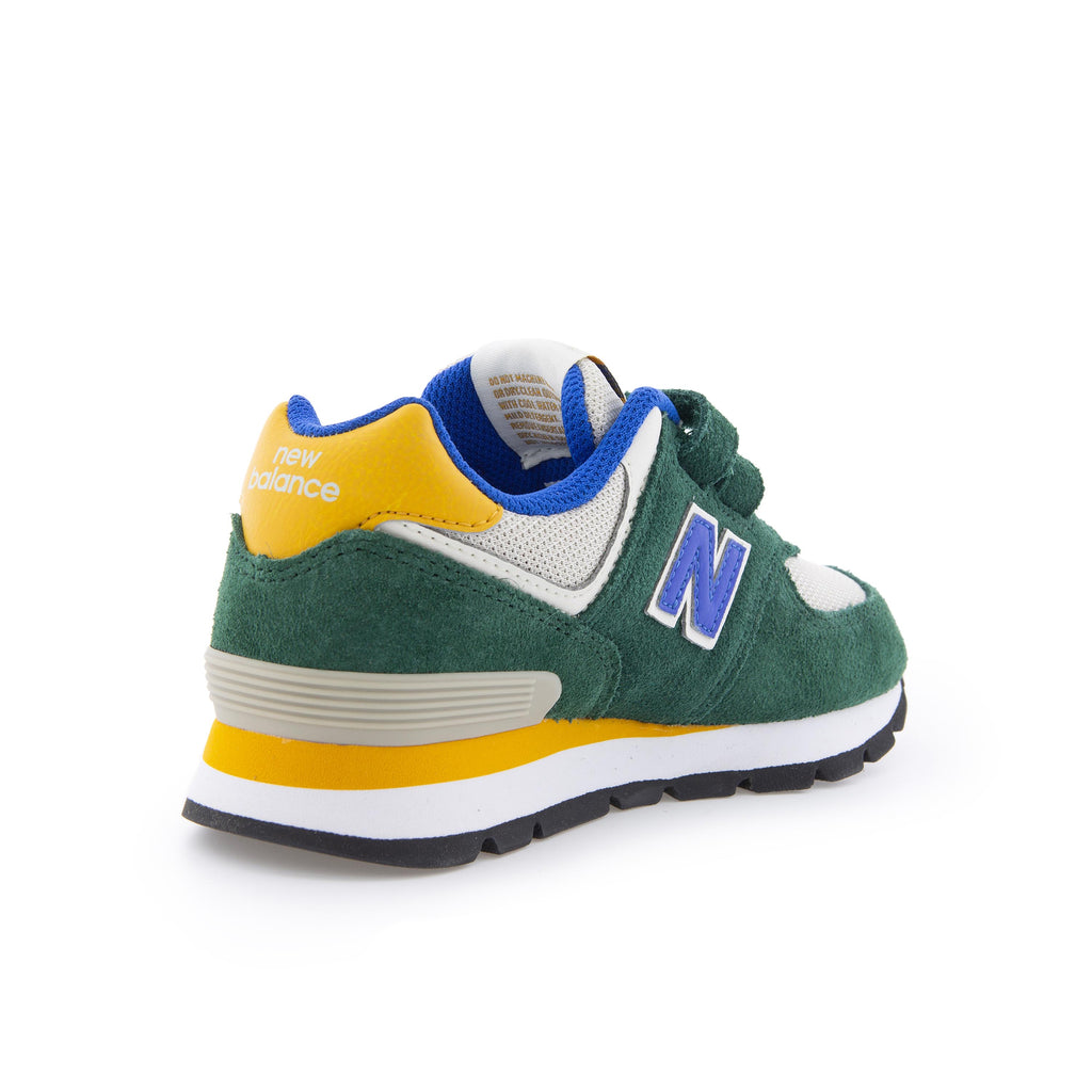 Deportiva ante verde con velcro PV574DG2 New Balance - PV574DG2-159-3.jpg
