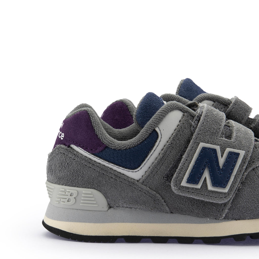 Deportiva gris/azul con velcro PV574KGN de New Balance - PV574KGN-222-5.jpg