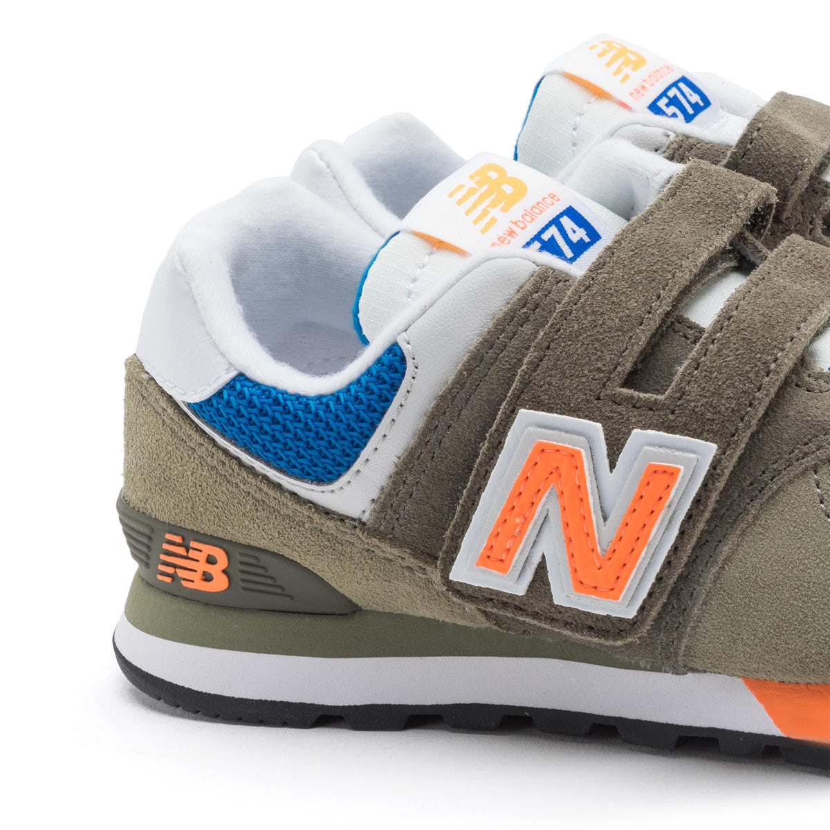 Deportiva kaki/azulón PV574LA1 New Balance