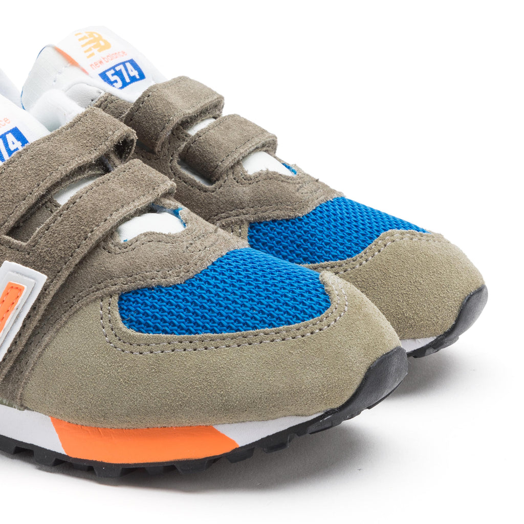 Deportiva kaki/azulón PV574LA1 New Balance
